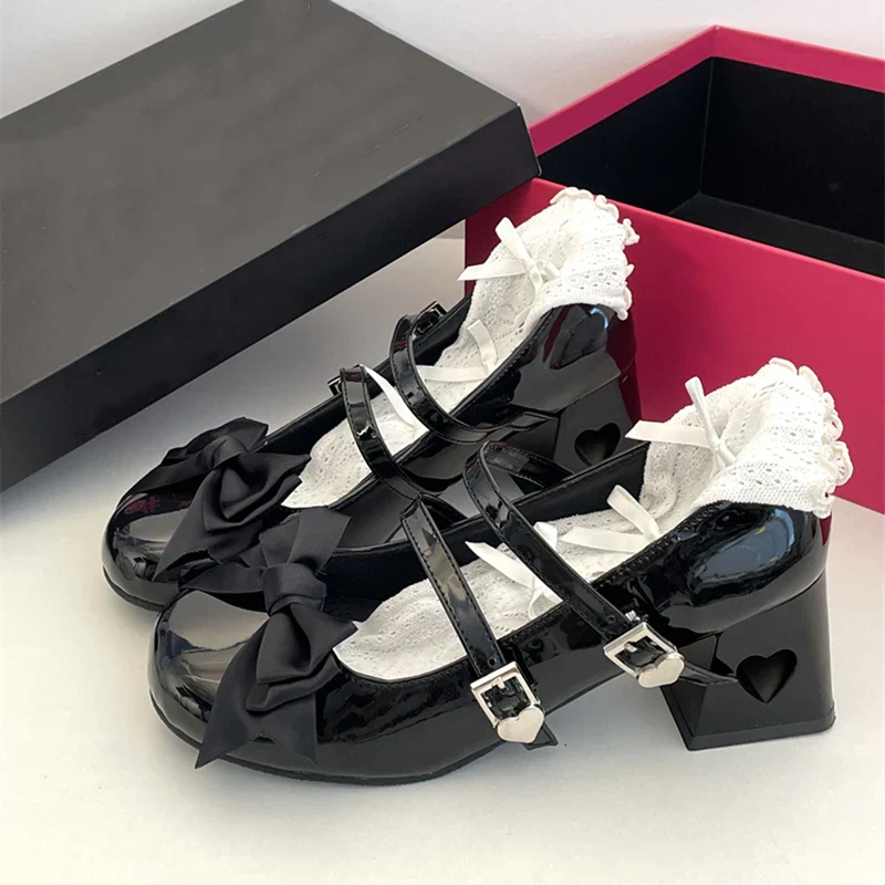 Bowstrapped Dream Ankle Strap Pumps - Image 7