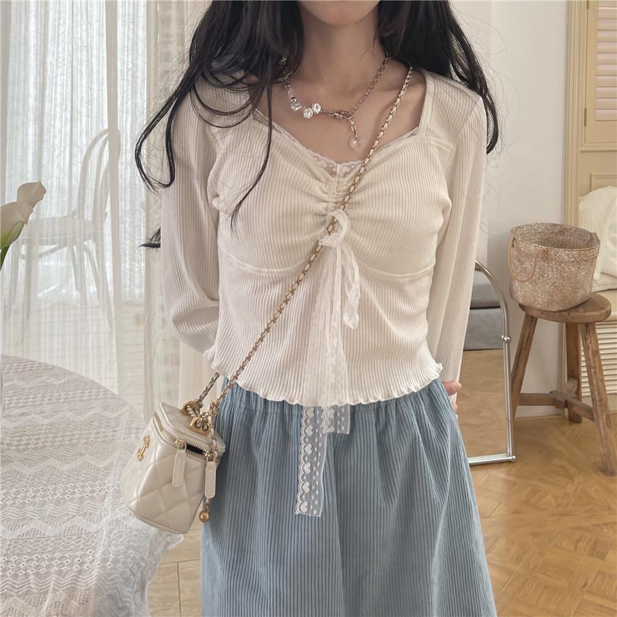 Carly Long Sleeves Vintage Top - Image 11