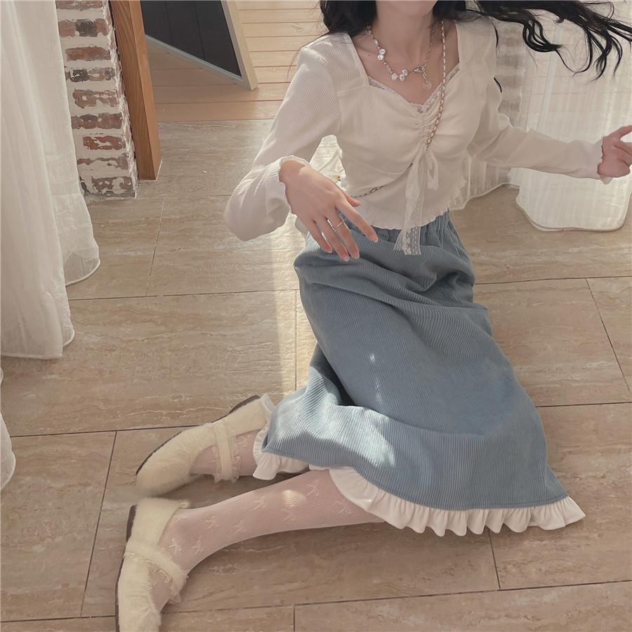 Carly Long Sleeves Vintage Top - Image 5