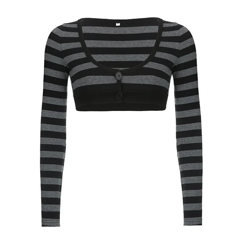 Corey Buttoned Y2K Top - Image 10