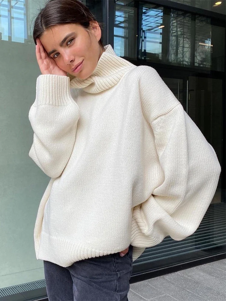 Freya Oversized Turtleneck Jumper - Image 5