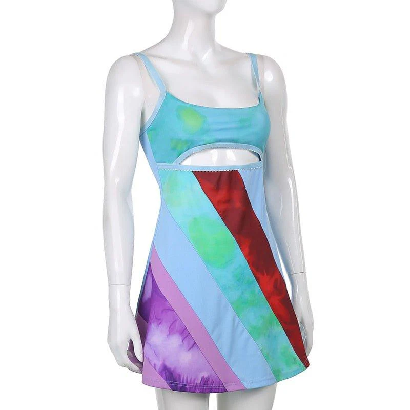 Grace Sheath Patchwork Dress - Image 7