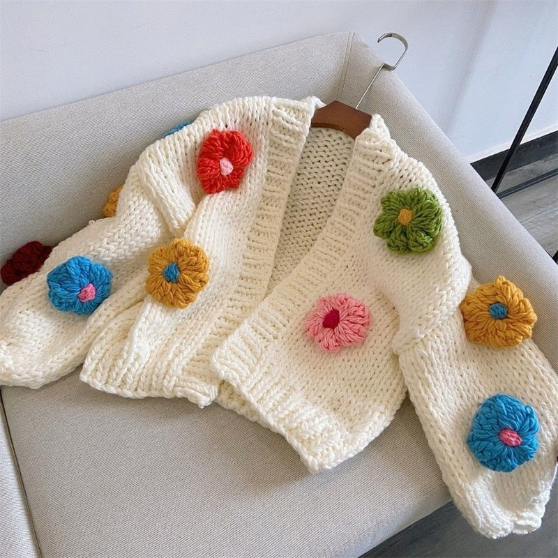 Iris Floral Knitted Cardigan - Image 4