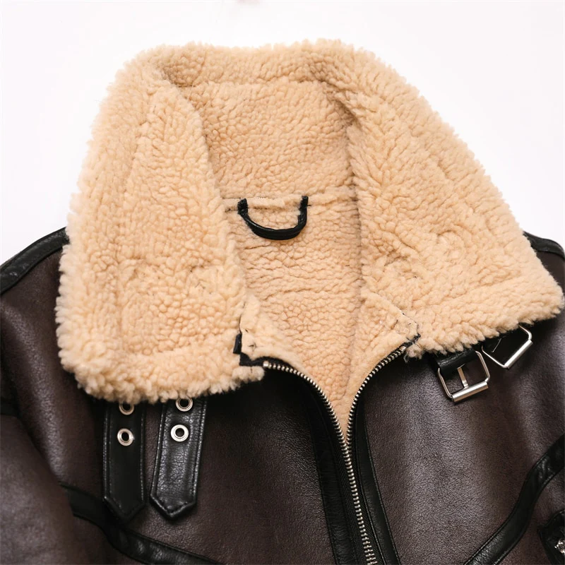 Jaxie Faux Leather Jacket - Image 11