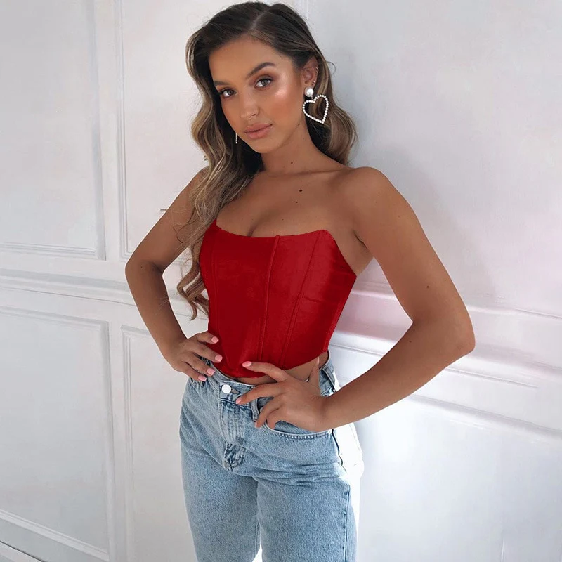 Naomi Corset Crop Top - Image 11
