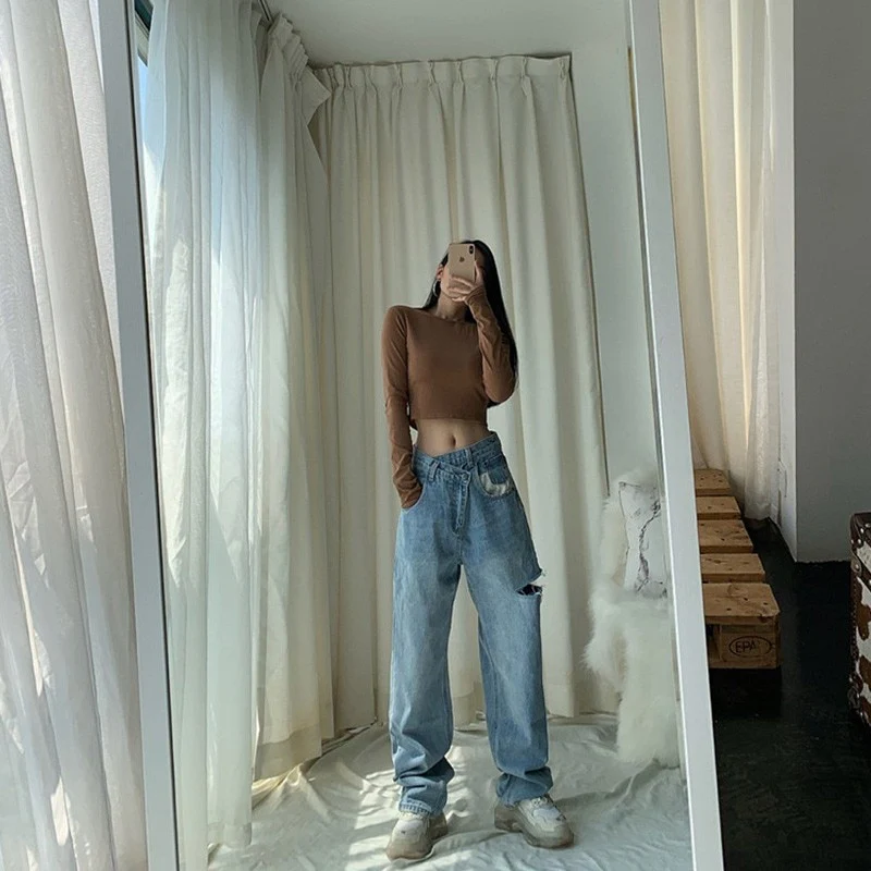 'On My Way' Baggy Jeans - Image 4