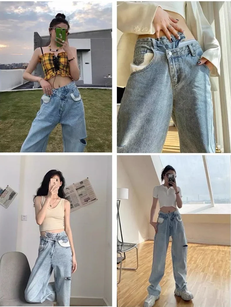 'On My Way' Baggy Jeans - Image 6