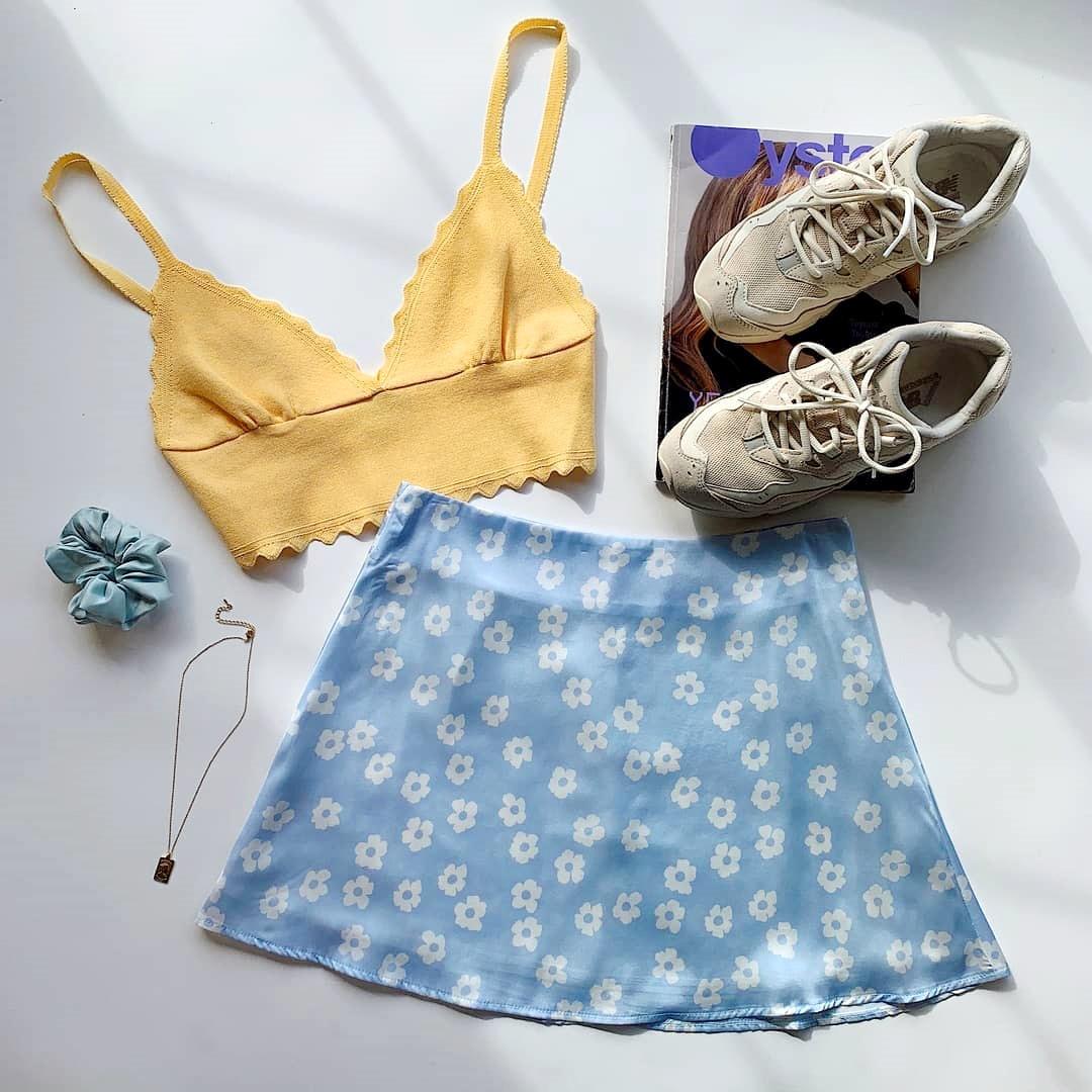 Ricky Satin Mini Skirt - Image 13
