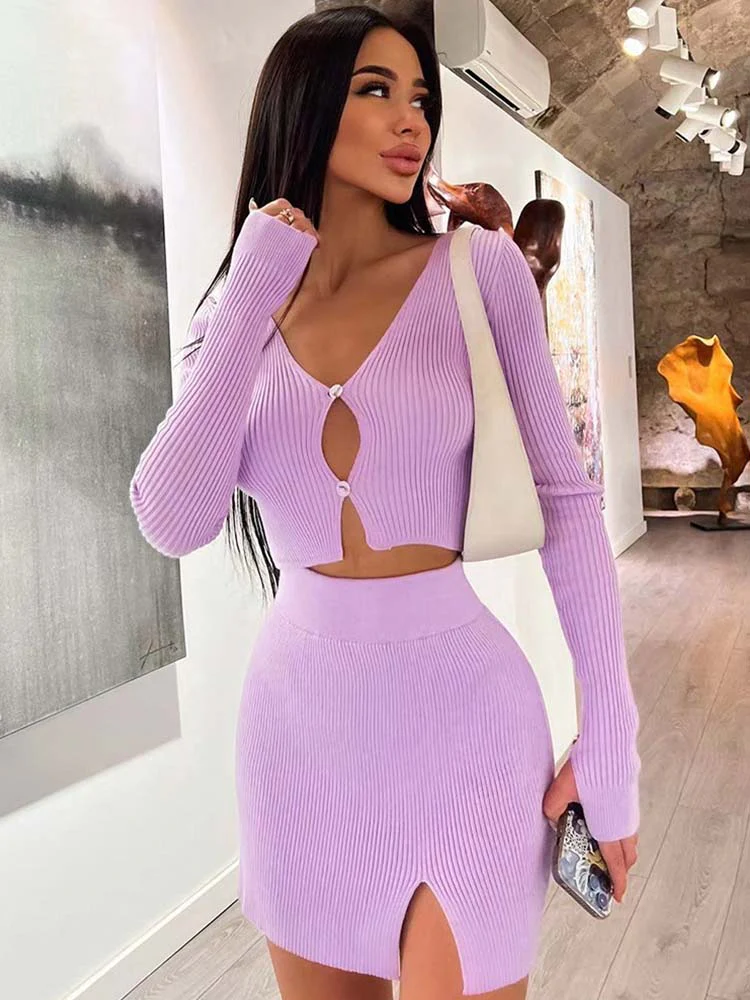Scarlett Slit Button-Up Set - Image 7