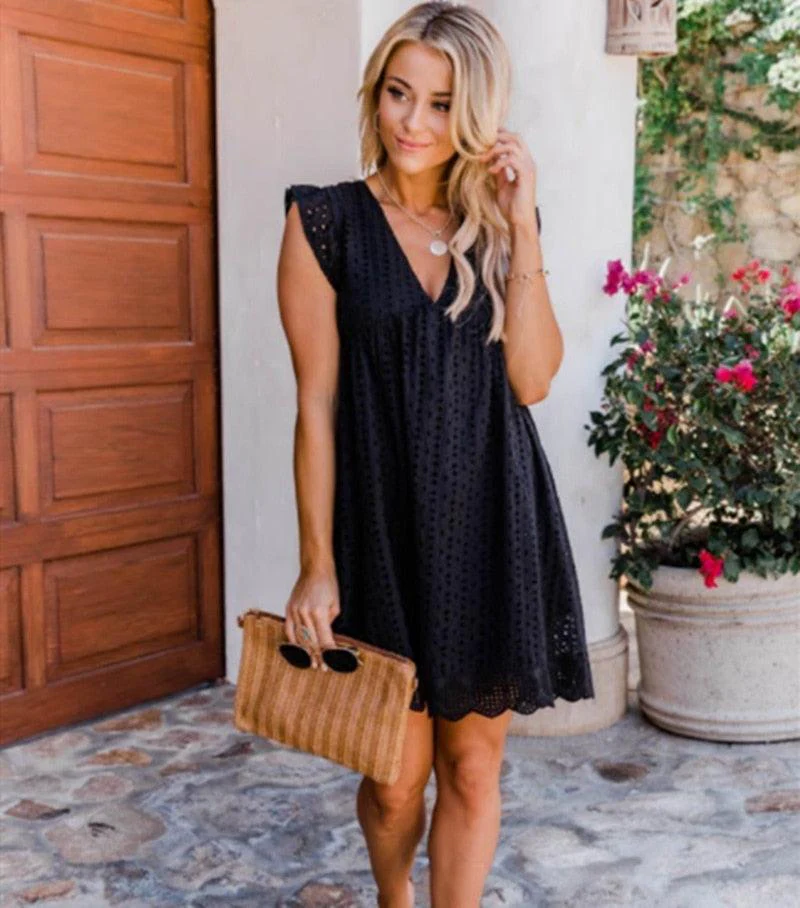 Seara Pocket Mini Dress - Image 4