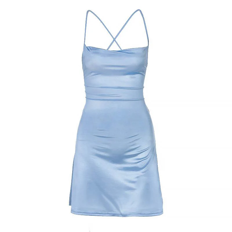 Shirley Lace Up Mini Dress - Image 5