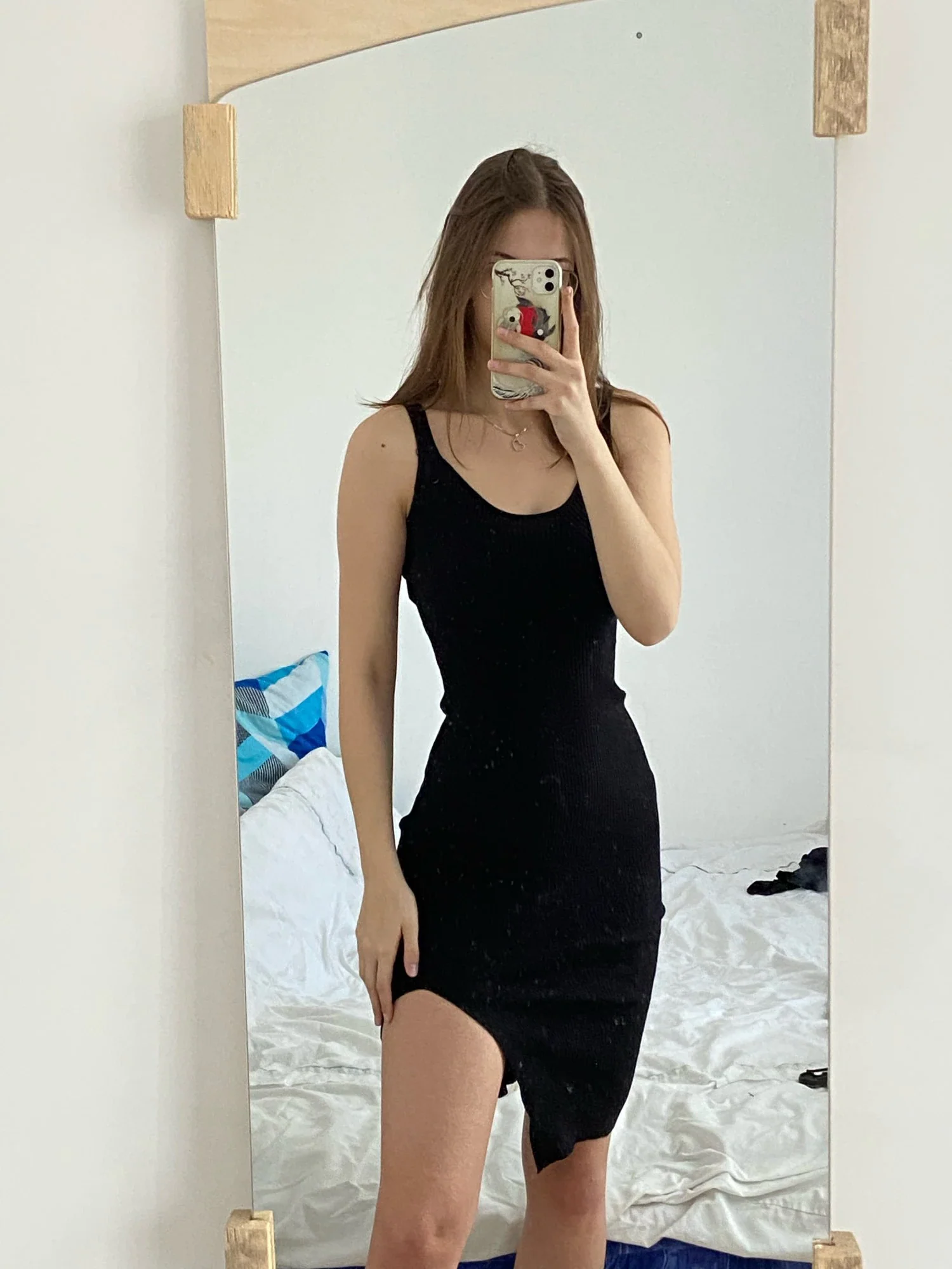 Wincia Knitted Slit Bodycon Dress - Image 14