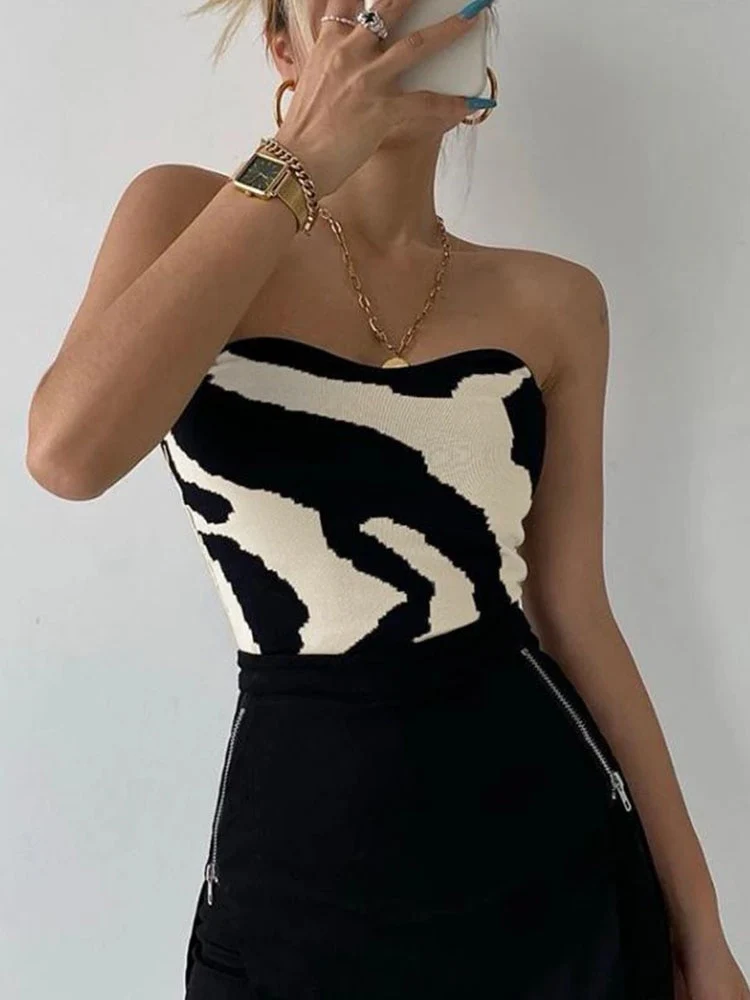 Zoe Stripes Tank Top - Image 4